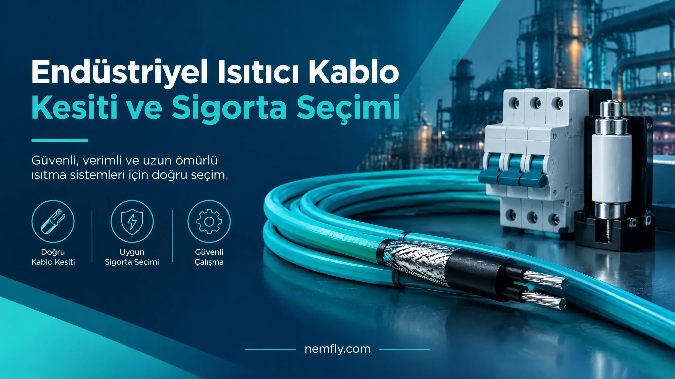 Endüstriyel Isıtıcı Kurulumu: Kablo Kesiti ve Sigorta Seçimi Nasıl Yapılır?