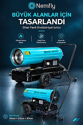 FLY50 KW Dizel Fanlı Endüstriyel Isıtıcı - 2